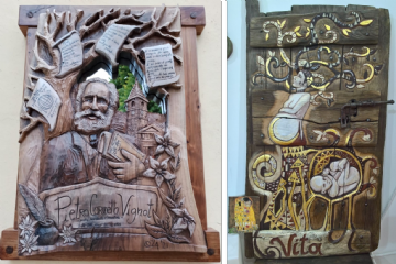 e porta decorata